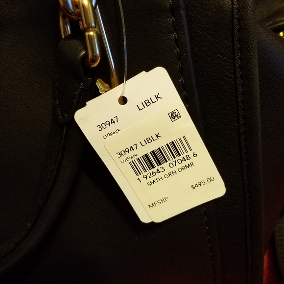 SOLD!!!  COACH Dreamer Satchel- Black w Gold - Picture 7 of 8